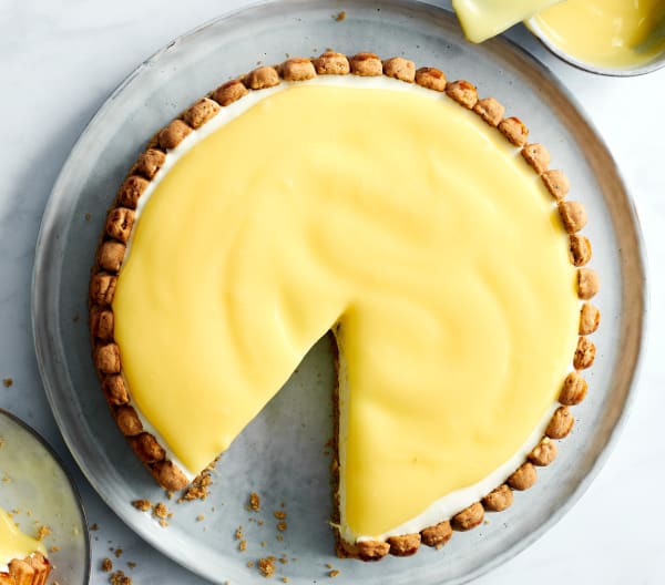Lemon-Cheesecake mit Nuss-Crunch von Cookiedoo
