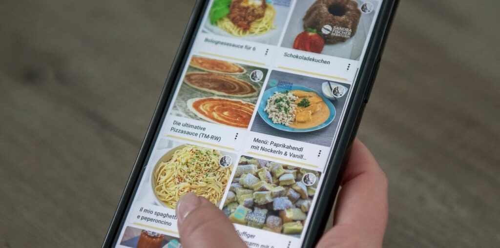 Einblick in die Cookidoo-App