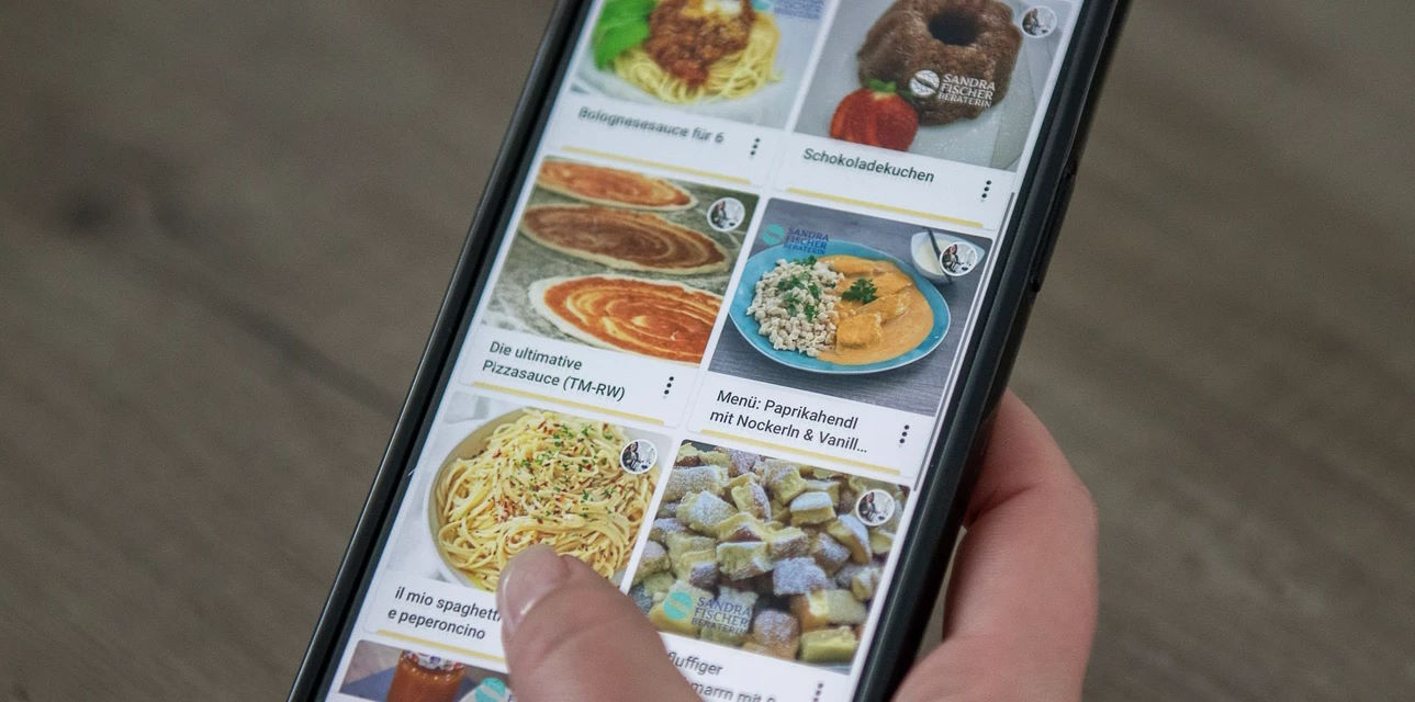 Einblick in die Cookidoo-App