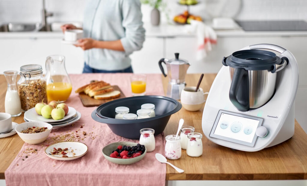 Stockfoto für verschiedene Funktionen des Thermomix
